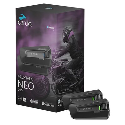 Cardo Packtalk NEO - DUO-helmet accessories-Motomail - New Zealands Motorcycle Superstore