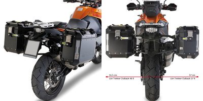 Givi PL7705CAM Pannier Racks KTM 1190 Adventure / R / 1290 Super Adventure / R / T / S-fitting kits-Motomail - New Zealands Motorcycle Superstore