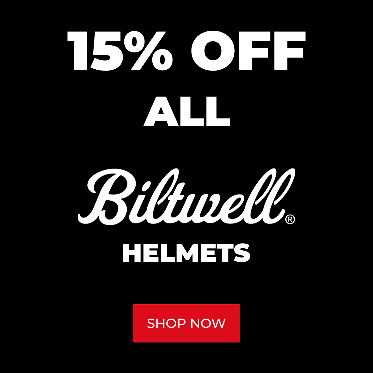 15% Off All Biltwell