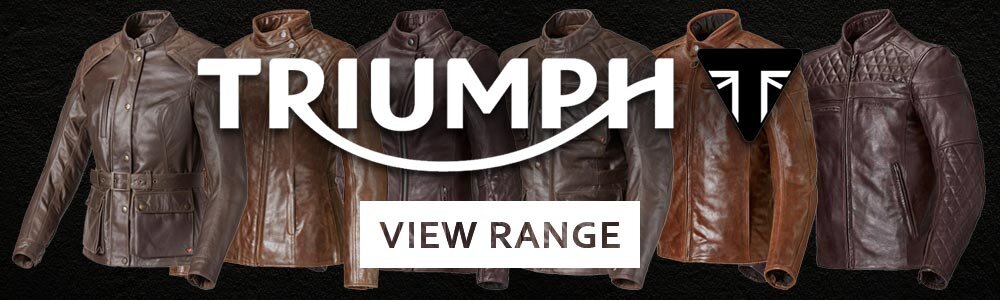 triumph leather gear