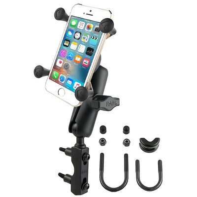 RAM X-Grip Phone Mount with Motorcycle Brake/Clutch Reservoir Base-accessories and tools-Motomail - New Zealand's Motorcycle Superstore