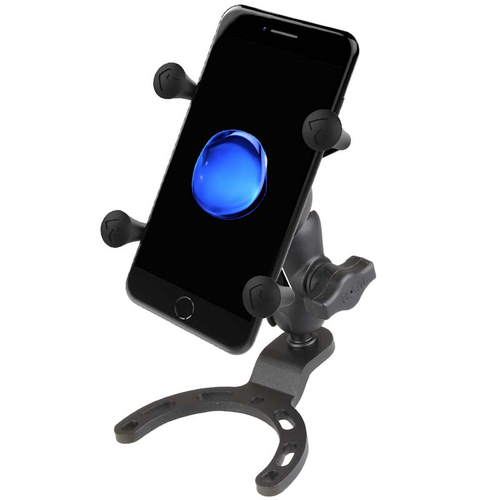 RAM X-Grip Phone Mount with Small Gas Tank Base