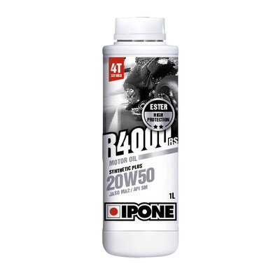 IPONE R4000 RS 4T Engine Oil - 20W50 - 1 Litre-accessories and tools-Motomail - New Zealands Motorcycle Superstore