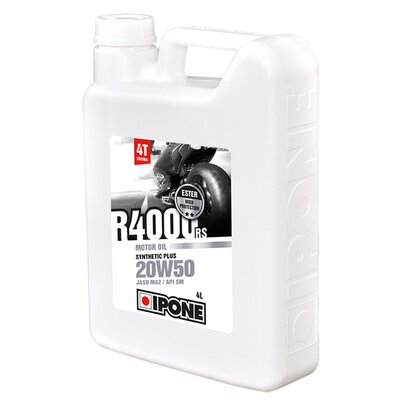 IPONE R4000 RS 4T Engine Oil - 20W50 - 4 Litres-accessories and tools-Motomail - New Zealands Motorcycle Superstore