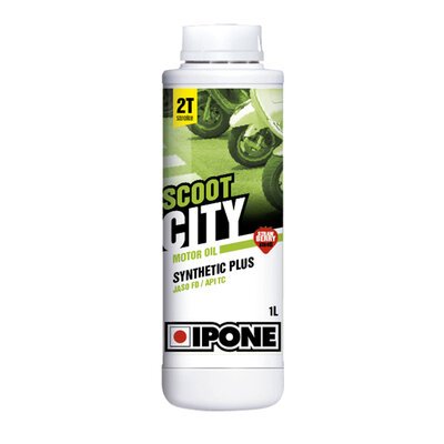 IPONE Scoot City 2T Engine Oil - 1 Litre-accessories and tools-Motomail - New Zealands Motorcycle Superstore