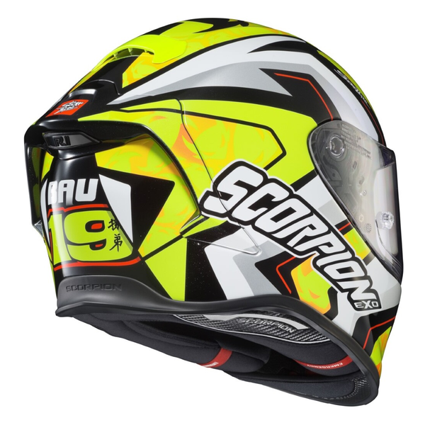 scorpion bautista helmet Scorpion EXO-R1 Air Limited Edition Bautista Helmet - Road Motorcycle  Helmets | Motomail