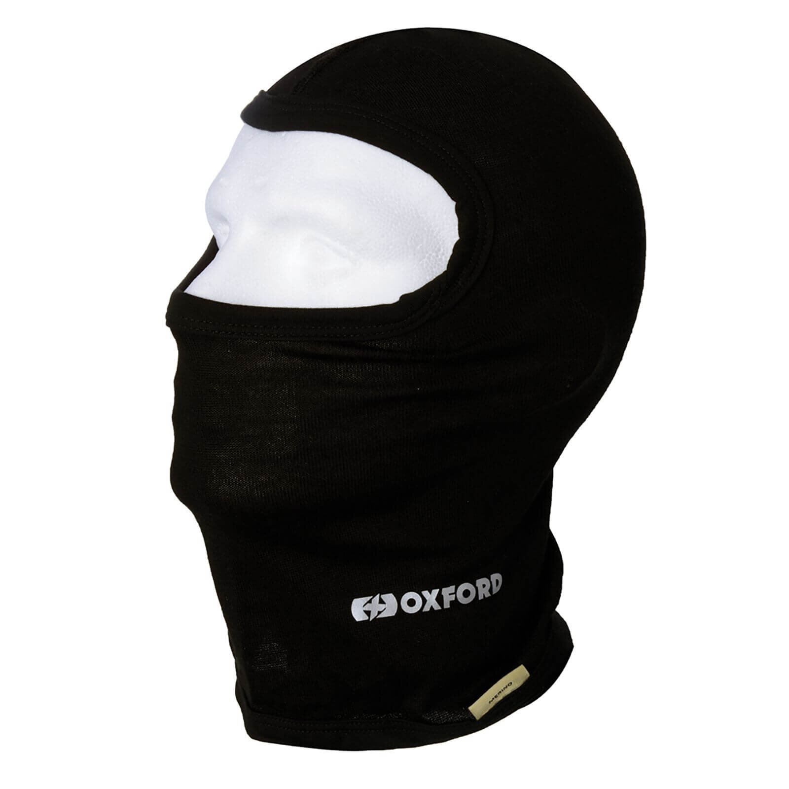 Oxford Deluxe Balaclava Merino - Men's Motorcycle Thermals & Cooling ...