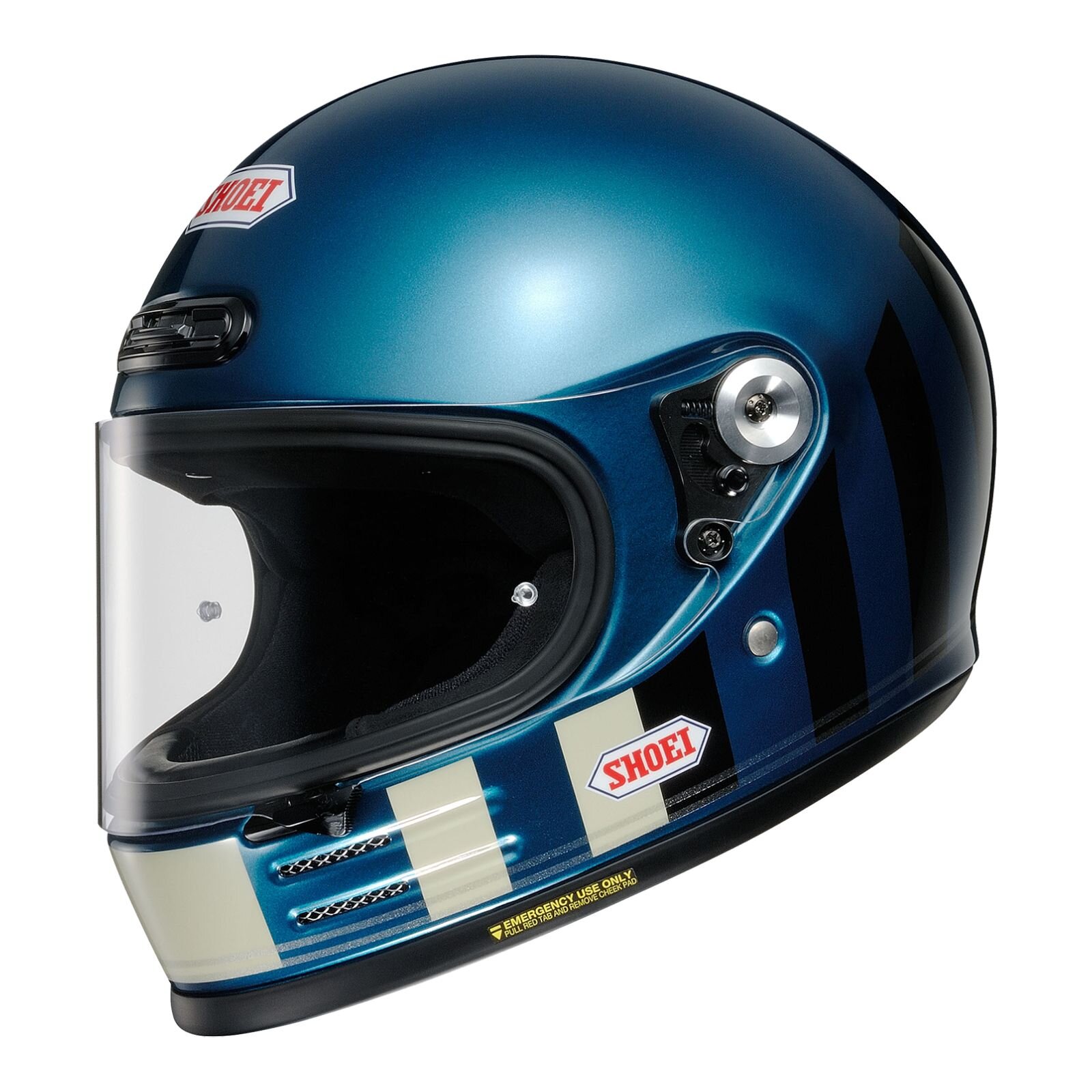 最終値下げSHOEI Glamster RESURRECTION ブルーブラック Shoei Glamster Resurrection Helmet - Clearance Motorcycle Helmets