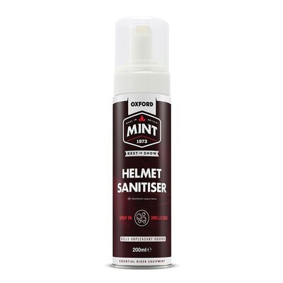 Oxford Mint Helmet Sanitiser Spray 200ml-helmet accessories-Motomail - New Zealands Motorcycle Superstore