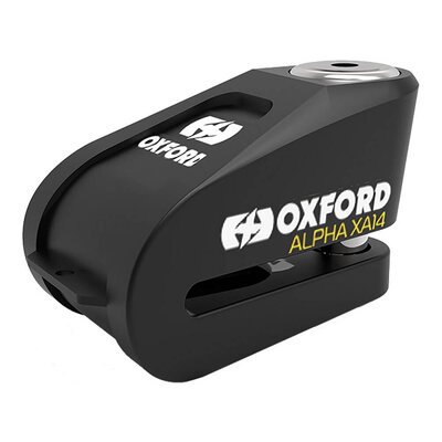 Oxford Alpha  XA14 Alarm Disc Lock-accessories and tools-Motomail - New Zealands Motorcycle Superstore
