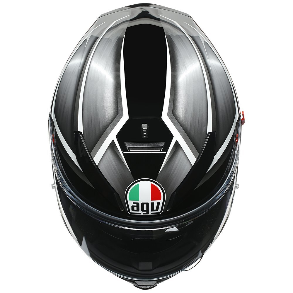 AGV K5S テンペスト AGV K-5 S TEMPEST BLACK/RED HELMET - Motorcycle Helmets