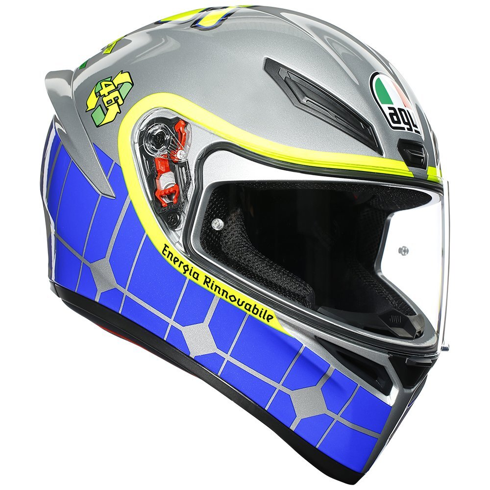 agv corsa mugello 2015 helmet K1 46 – LRL Motors with Aero Spoiler and Ultravision visor AGV K1 Rossi Mugello 2015