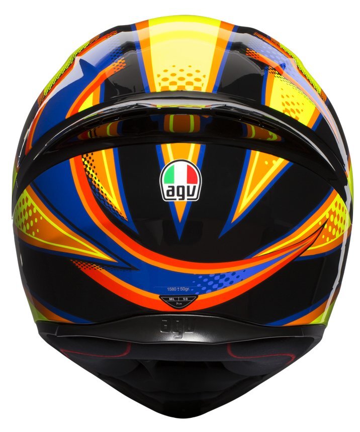 agv k1 ml Dundee Matte Lime/Red Helmet scratch visor to allow a wider lateral and vertical field of vision for a total control of the environment AGV K1 S Helmet -