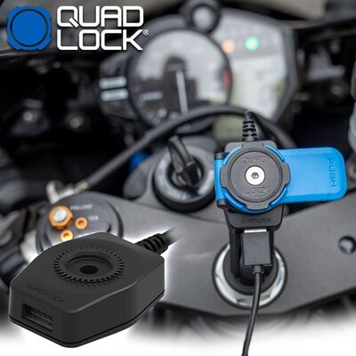Quad Lock USB Charger-accessories and tools-Motomail - New Zealands Motorcycle Superstore