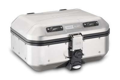 Givi DLM30 Trekker Dolomiti 30L Silver Top Box / Pannier-luggage-Motomail - New Zealands Motorcycle Superstore