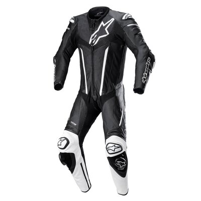 Alpinestars Fusion 1-Piece Leather Suit-mens road gear-Motomail - New Zealands Motorcycle Superstore