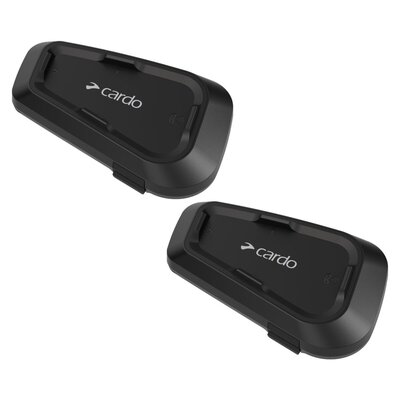 Cardo Spirit HD Bluetooth Intercom Headset - Duo Pack-helmet accessories-Motomail - New Zealands Motorcycle Superstore