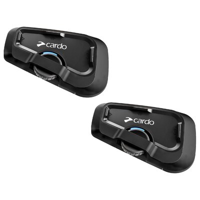 Cardo Freecom 2X Bluetooth Intercom Headset - Duo Pack-helmet accessories-Motomail - New Zealands Motorcycle Superstore