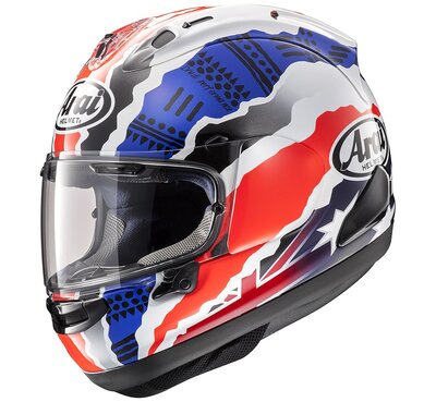 Arai RX-7V EVO Helmet - Graphics-helmets-Motomail - New Zealand's Motorcycle Superstore