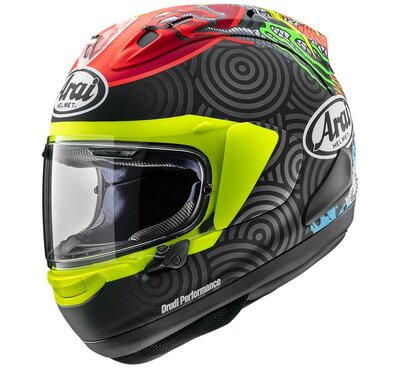 Arai RX-7V EVO Helmet - Graphics-helmets-Motomail - New Zealand's Motorcycle Superstore