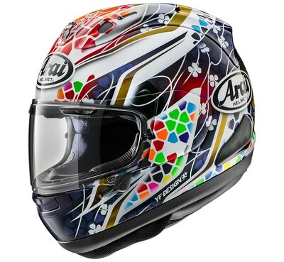 Arai RX-7V EVO Helmet - Graphics-helmets-Motomail - New Zealands Motorcycle Superstore