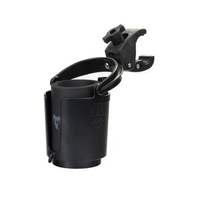 RAM LEVEL CUP 16OZ DRINK HOLDER WITH RAM TOUGH-CLAW MOUNT-accessories and tools-Motomail - New Zealands Motorcycle Superstore