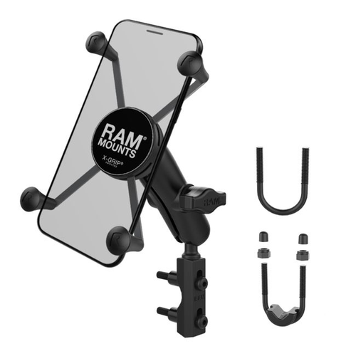 RAM X-GRIP LARGE PHONE MOUNT W/ BRAKE/CLUTCH RESERVOIR BASE