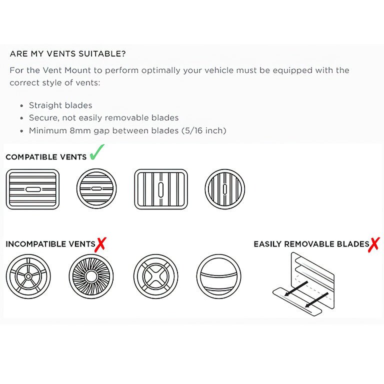 Magnetic Mount Compatible with Quad Lock