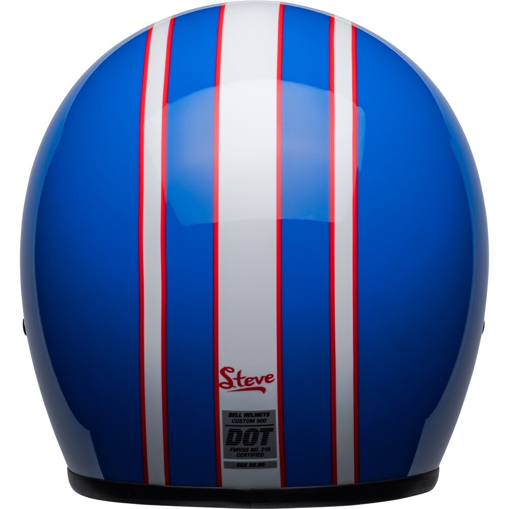 BELL Custom 500 XL McQUEEN SIX DAY ヘルメット Bell Custom 500 Six Day Steve McQueen Helmet - Road Motorcycle