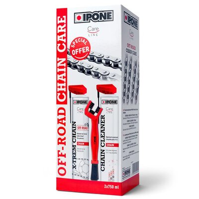 Ipone Off-Road Chain Care Kit-chain lube-Motomail - New Zealands Motorcycle Superstore