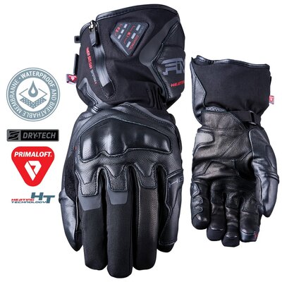 Five HG1 EVO WP Heated Gloves-mens road gear-Motomail - New Zealands Motorcycle Superstore