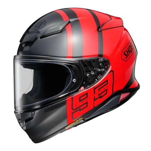 Shoei NXR2 Helmet MM93 Collection Track Graphic.