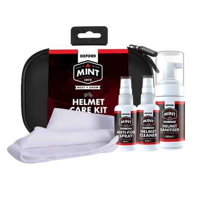 Oxford Mint Helmet Cleaning Kit-helmet accessories-Motomail - New Zealands Motorcycle Superstore