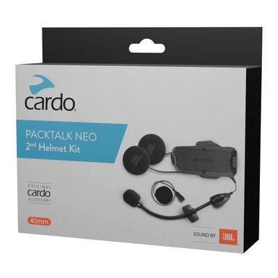 Cardo Packtalk Neo 2nd Helmet Kit-clamp kits-Motomail - New Zealands Motorcycle Superstore