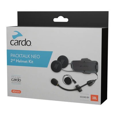 Cardo Packtalk Neo 2nd Helmet Kit-clamp kits-Motomail - New Zealand's Motorcycle Superstore