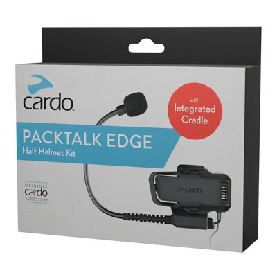Cardo Packtalk Edge Half Helmet Kit-electronics & mounts-Motomail - New Zealands Motorcycle Superstore