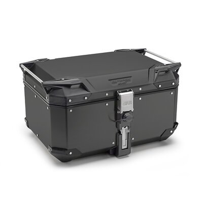 Givi Trekker Outback EVO 58 lt Top Box Silver-luggage-Motomail - New Zealand's Motorcycle Superstore