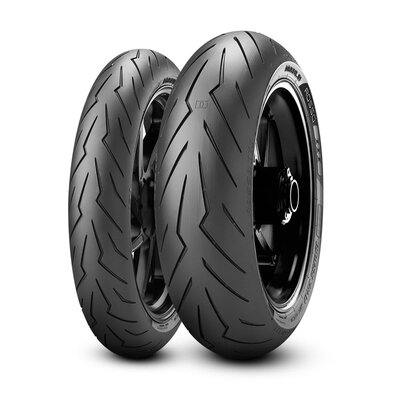 PIRELLI DIABLO ROSSO III (D) 120/70-17 R 58W TL 17-tyres-Motomail - New Zealand's Motorcycle Superstore