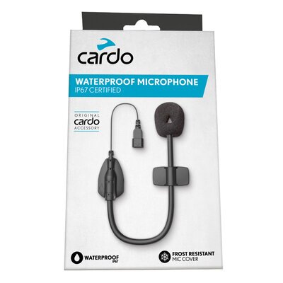 CARDO Boom Microphone IP67 Waterproof Certified-parts-Motomail - New Zealand's Motorcycle Superstore