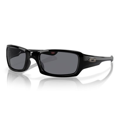 Oakley Fives Squared Sunglasses - Polished Black Frame with Grey Lens-casual gear-Motomail - New Zealand's Motorcycle Superstore