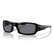 Oakley Fives Squared Sunglasses - Polished Black Frame with Grey Lens