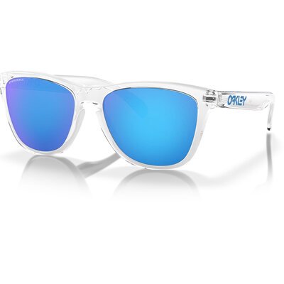 Oakley Frogskins Sunglasses - Crystal Clear Frame with PRIZM Sapphire Lens-casual gear-Motomail - New Zealand's Motorcycle Superstore