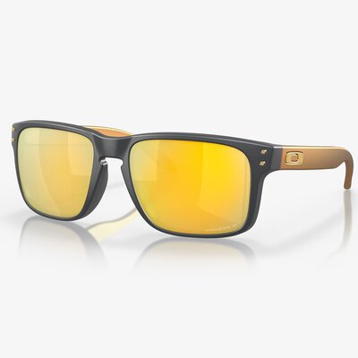 Oakley Holbrook Sunglasses - Matte Carbon Frame with PRIZM 24K Polarized Lens-casual gear-Motomail - New Zealand's Motorcycle Superstore