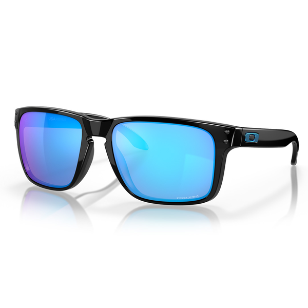 Oakley Holbrook XL Sunglasses - Polished Black with PRIZM Sapphire Lens