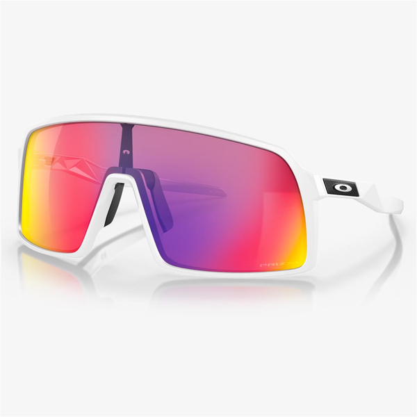 Oakley Sutro Sunglasses - Matte White Frame with PRIZM Road Lens