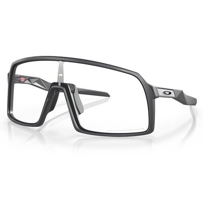 Oakley Sutro Sunglasses - Matte Carbon Frame with Clear-Black Photochromic Lens-casual gear-Motomail - New Zealand's Motorcycle Superstore