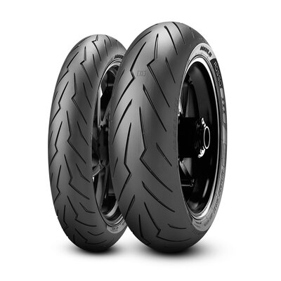 Pirelli Diablo Rosso III - 110/70-17R + 140/70-17 + Fitting Included-lil ripper bundles-Motomail - New Zealand's Motorcycle Superstore