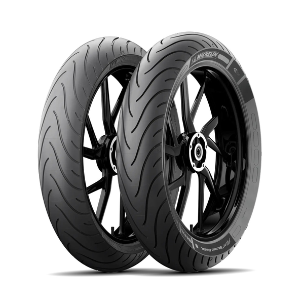 Michelin Pilot Street Radial - 110/70-17 + 140/70-17 + Fitting Included