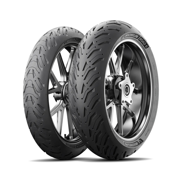Michelin Road 6 - 110/70-17 + 150/60-17 + Fitting Included