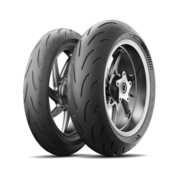 Michelin Power 6 - 110/70-17 + 150/60-17 + Fitting Included